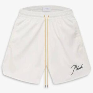 Rhude Embroidered Logo Premium Swim Shorts