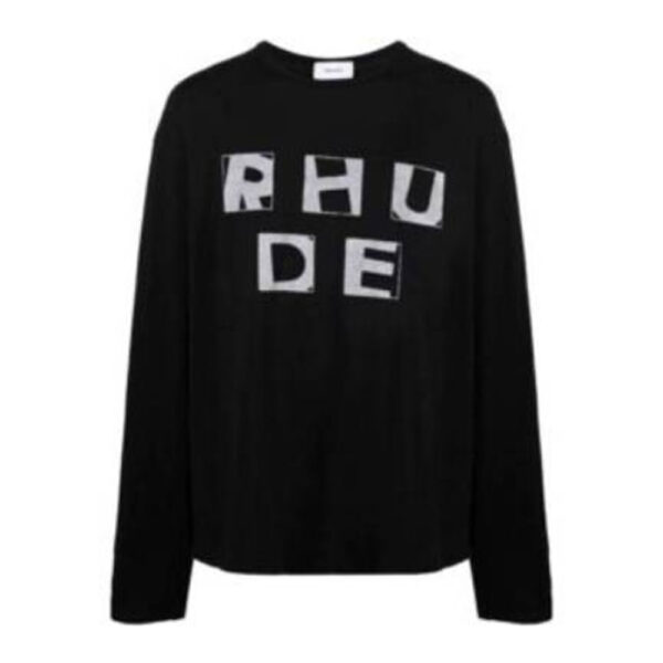 Rhude Graphic Print Long Sleeve Sweatshirt
